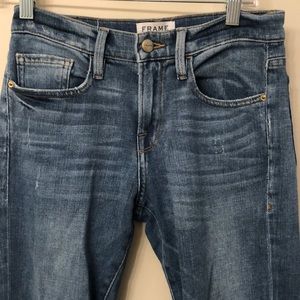Frame le boy 25 straight jeans